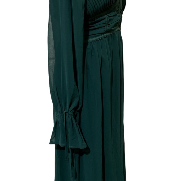 Lulu's Teal Long Sleeve Dress size large nwt - Picture 2 of 9